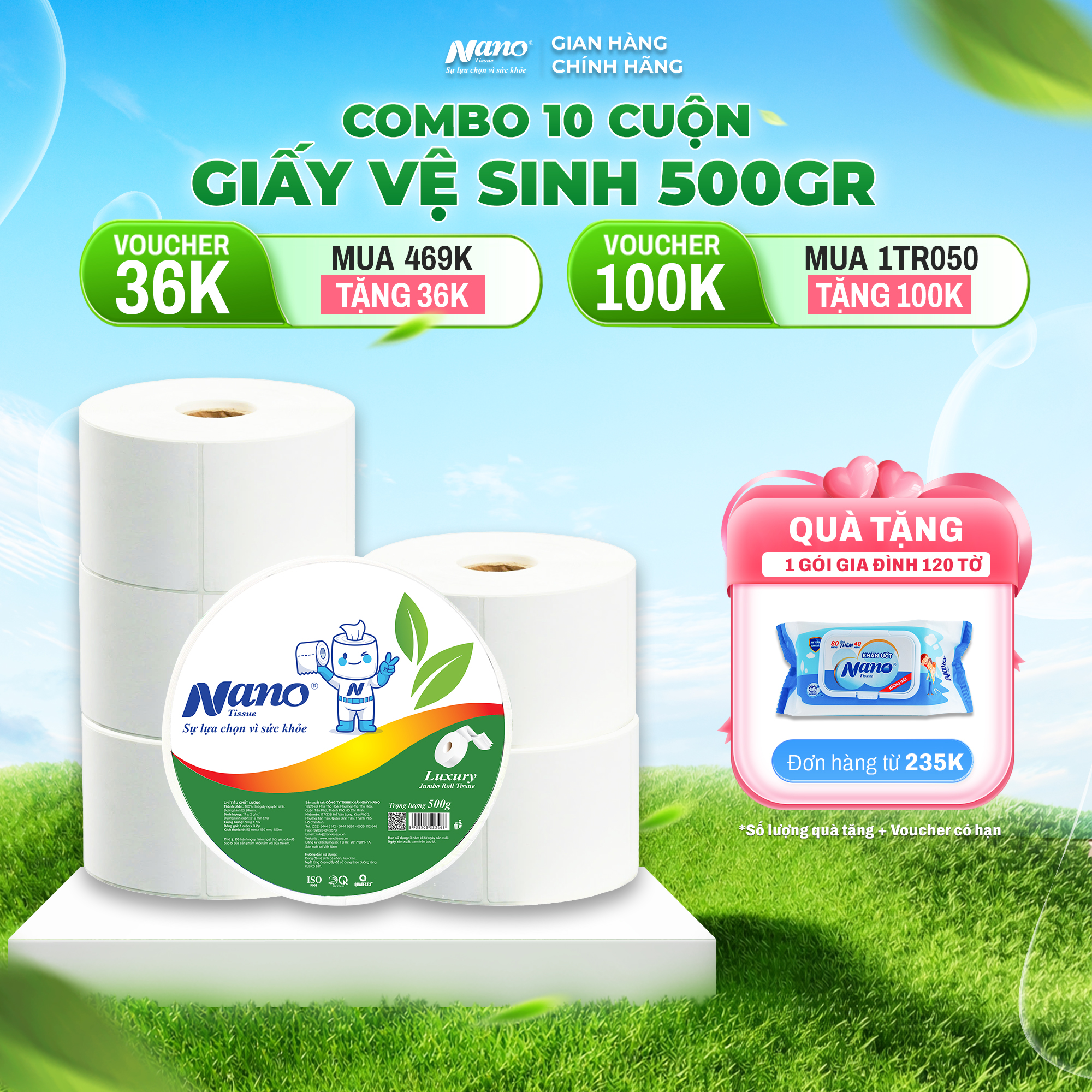 Combo Tiết kiệm GVS 500gr